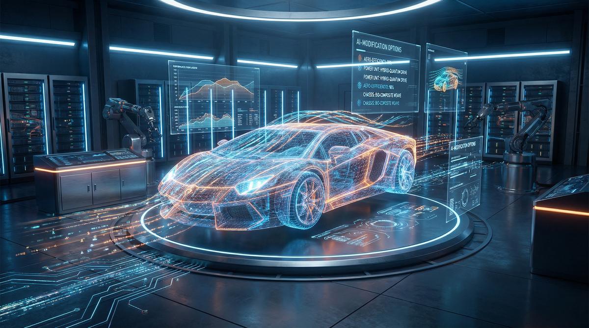 三级AI汽车改装视频技术展示