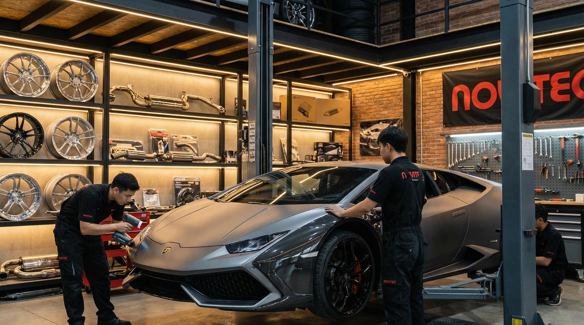 三级汽车改装工坊视频拍摄